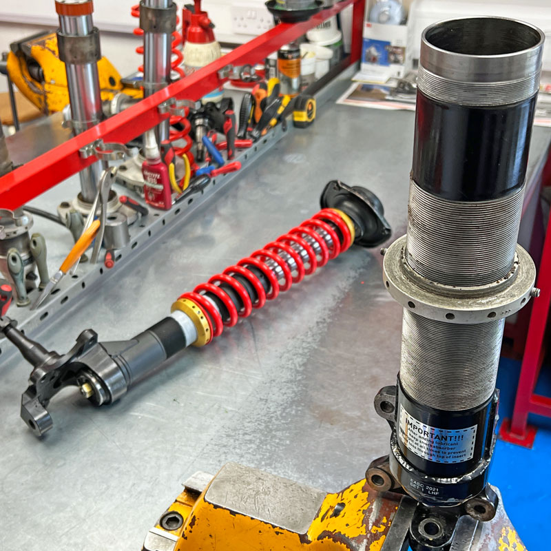 proflex-service-8 Proflex shock absorber undergoing a full service